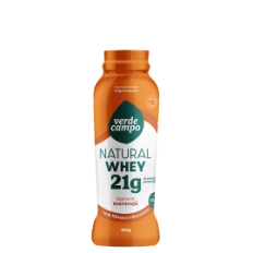 Iogurte Natural Whey Maracujá 21g de Proteína e 2,5g Fibras Verde Campo 250g
