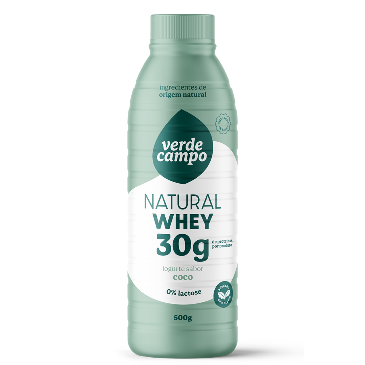 Iogurte Natural Whey 30g Coco 500g | Verde Campo