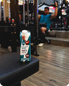 Treino com Natural Whey